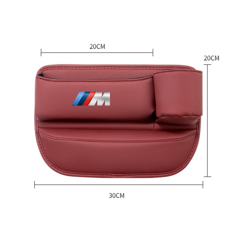 Bilbarnstols sprickfyllning förvaringshållare interiörtillbehör för BMW Performance F25 F26 F15 F16 E90 E91 E92 E60 E84 G22 G32 F13