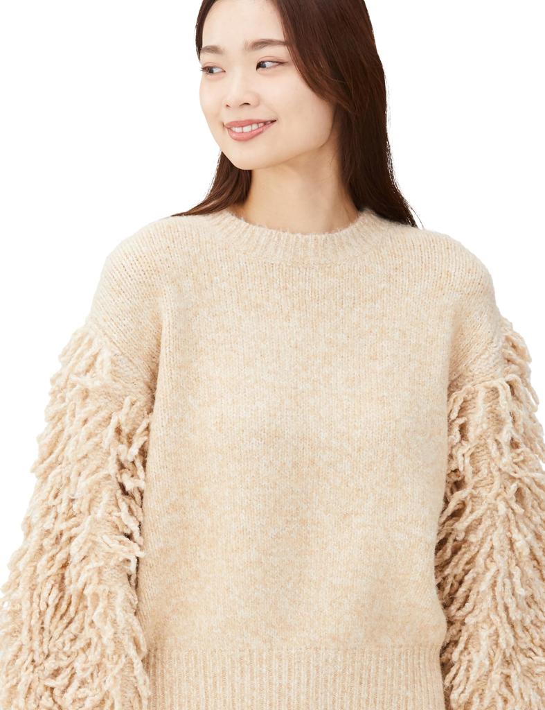 Emi Fringe Sleeve Pullover Knit Women's (13WNT235051)