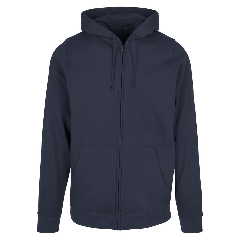 Build Your Brand Unisex Adult Basic Full Zip Hoodie