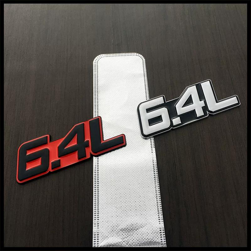 Car displacement tail label 1.8L2.3L2.4L3.0L4.0L5.7L metal displacement car sticker, body sticker