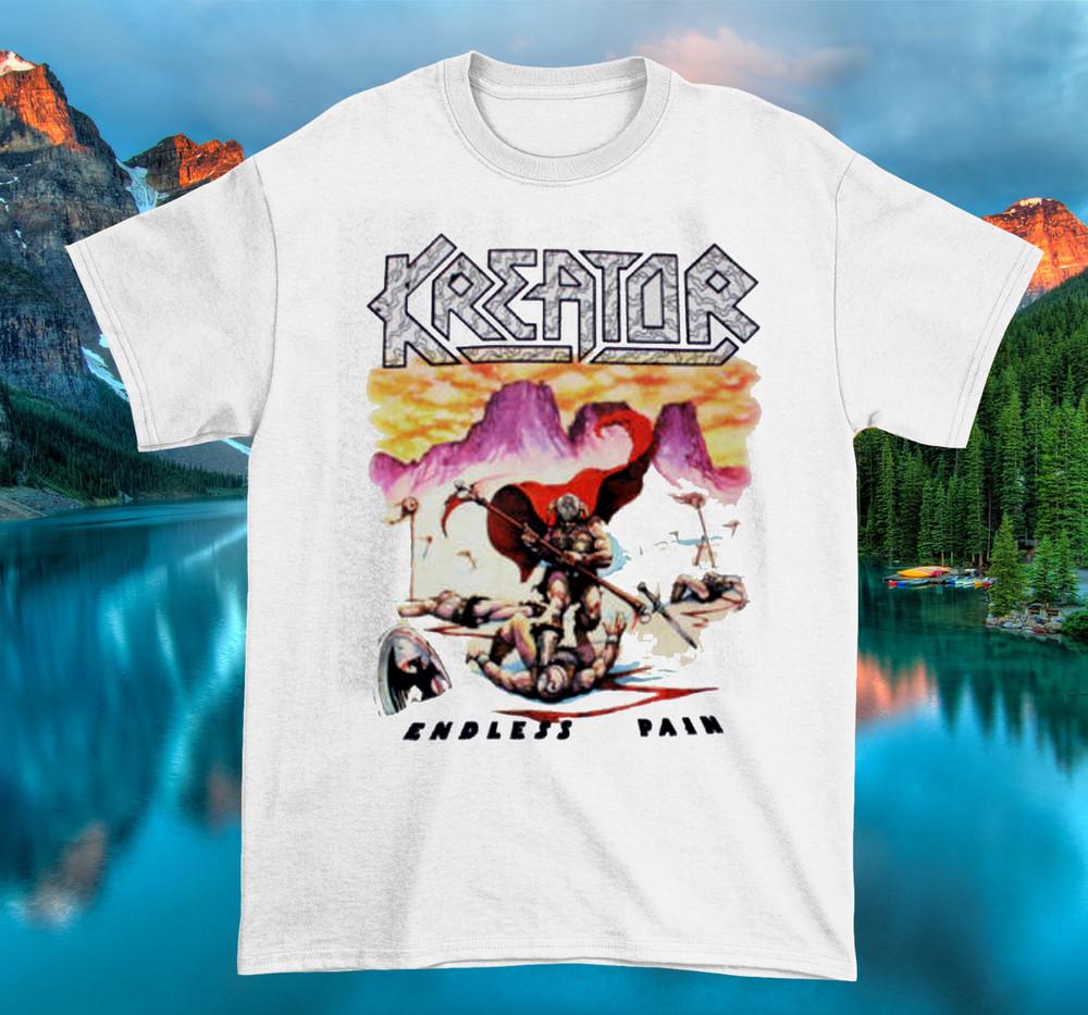 

Kreator Endless Pain Альбом Белая S-4XL CG369 Унисекс Футболка M