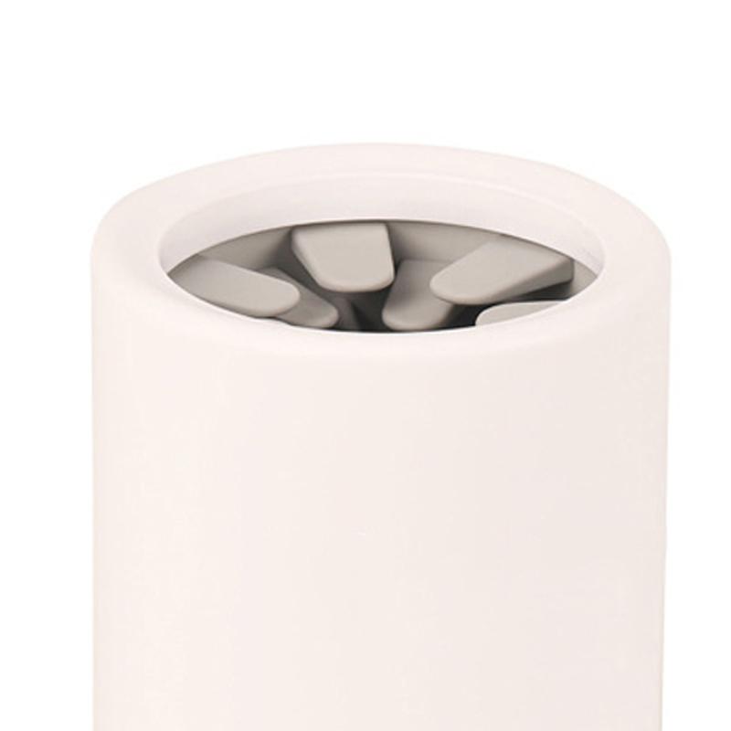 Dog Paw Cleaner Multipurpose Wipe Free Soft Silicone Large Pet Paw Washer Cup for Small Dogs Grey