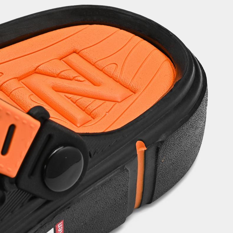 Men's Summer Slippers with Heels Outdoor Anti Slip and Wear-resistant Beach Sandals