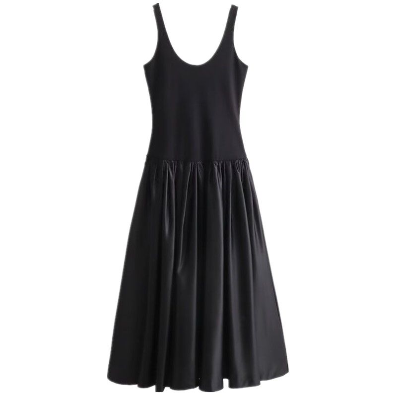 

Fashion Style Winter New Women s Clothing Elegant Slim Looking Easiest for Match Black Panel Dress 9423662 800 Black L