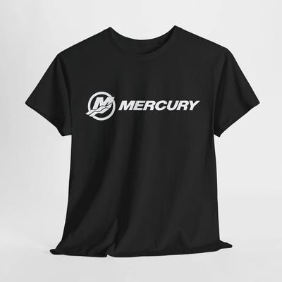 Mercury Boats Logo T-shirt Marine Powerboat Offshore Fishing Unisex Tee S-5XL