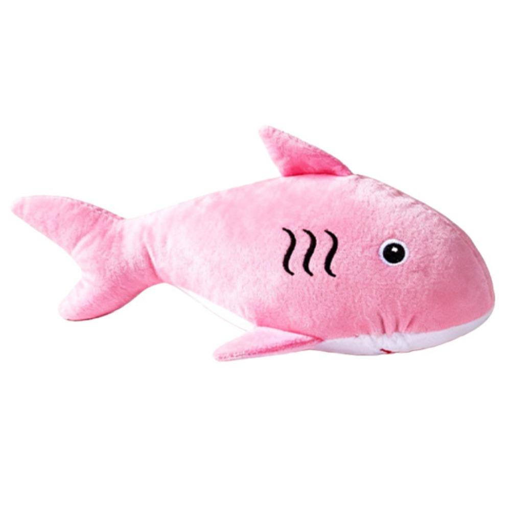 Simulated Shark Squeaky Dog Toy Bite-resistant Creative Sound-making Plush Toy Cartoon Soft Pet Chew Plush Toy Puppy