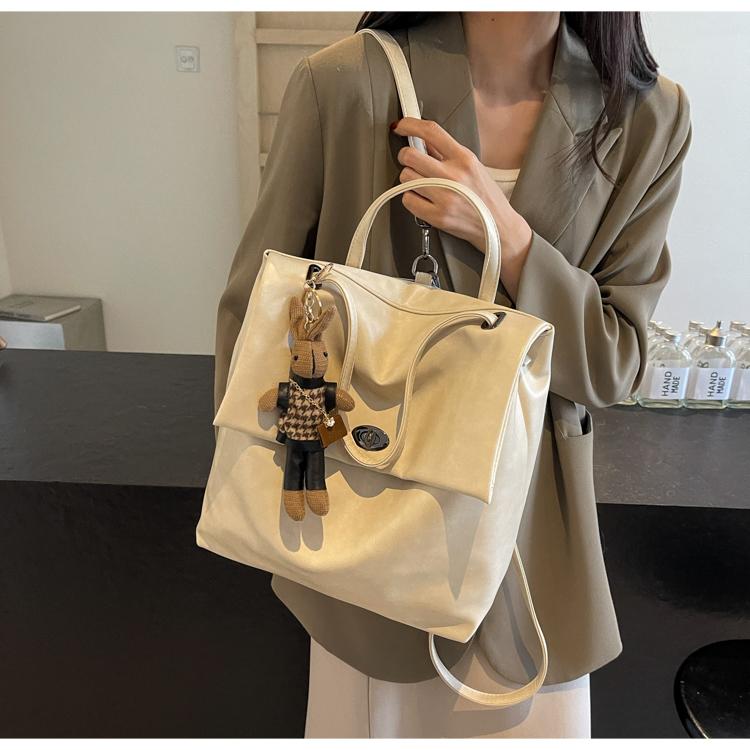 New Women's Bag, Retro Double Shoulder Student Bag.