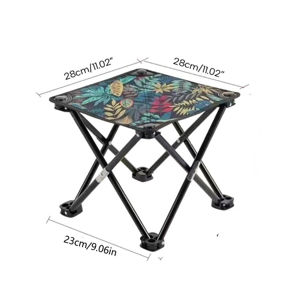 Foldable Folding Foot Stool Oxford Fishing Chair Small Foldable Stool Walking