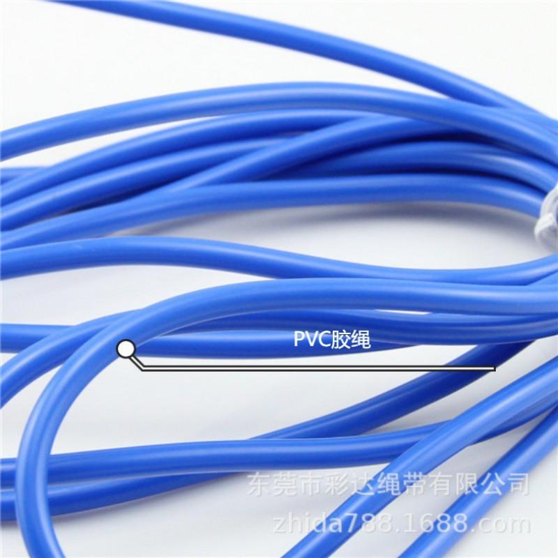 Heavy Duty Jump Rope Fitness Training With Sweat-Absorbent Handles PVC Black Transparent