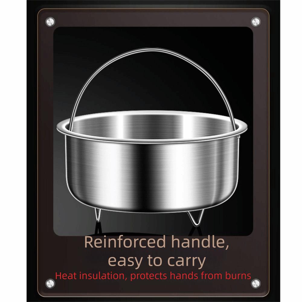 Stainless Steel Food Steamer Rack Water Resistant Rice Cooker Basket  Pressure Cooker