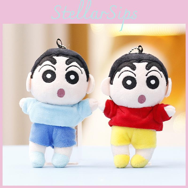 Shin Chan Crayon Plush Keychain Dolls Pendant Cartoon Bag Gifts Decorations
