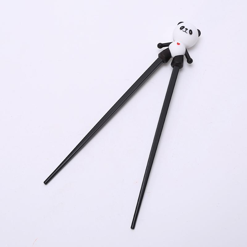 Kids Training Chopsticks Panda Frog Children's Helpers Chopsticks Reusable Chopsticks Learning Chopstick Helper For Kid Children