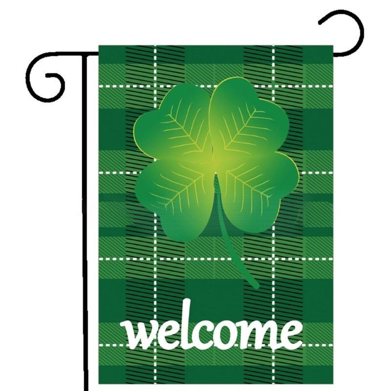 Festive Outdoor Flag for Spring StPatricks Day Celebration Bright Color
