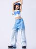 Trendy Jazz Dance Costume for Girls - Stylish Hip-Hop Performance Outfit