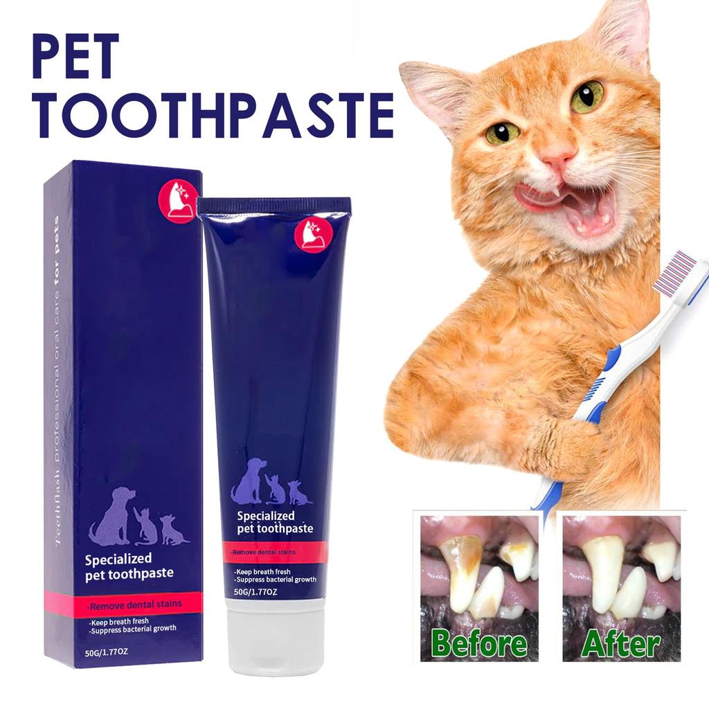 Pet Toothpaste For Cats And Dogs Pet Oral Cleaning Paste Plaque And Tartar Cats, Cats And Dogs Clean Oral Odour Tartar Stains Teeth