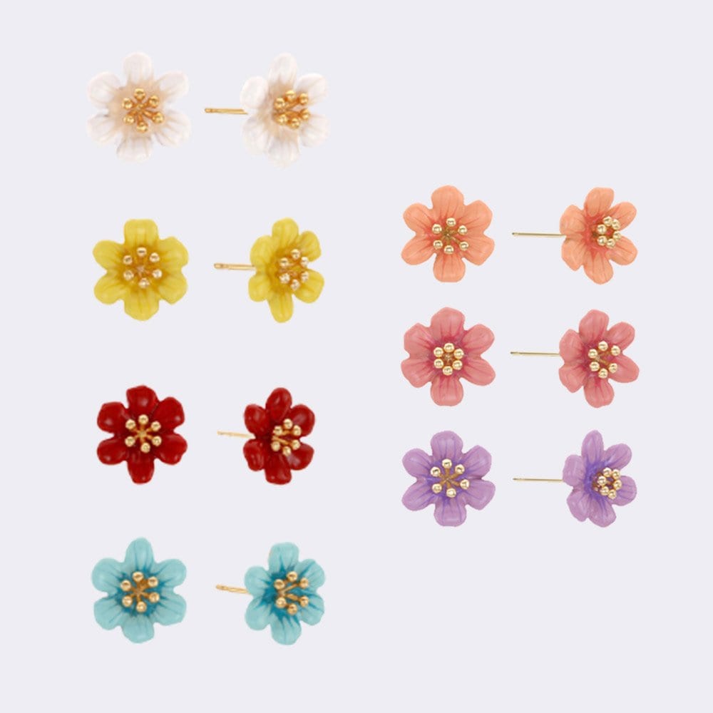 Camellia Flower Earrings [When the Camellia Blooms, Worn by Gong Hyo-jin and Yoona]