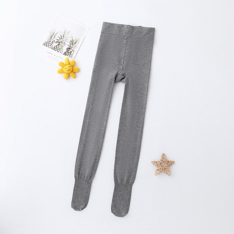 

Дитячі бавовняні шкарпетки для танців та колготки з антиковзним ефектом білого кольору XXL (Height 140-160cm) сірий