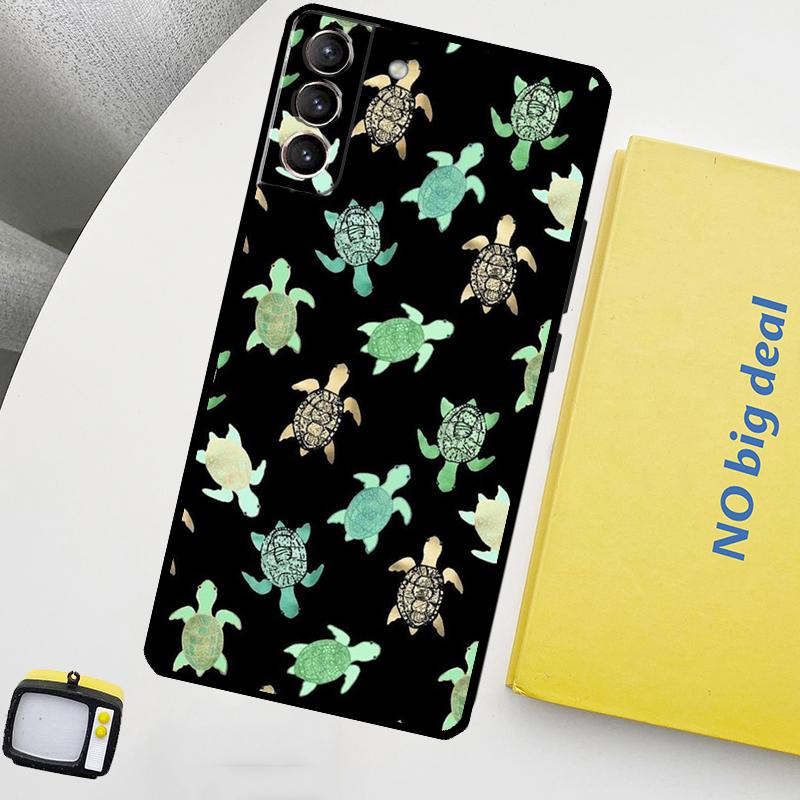 Sea Turtle Phone Case For Samsung Galaxy S24 Ultra S20 S21 S22 S23 Plus S9 S10 S24 FE S25 Ultra Cover