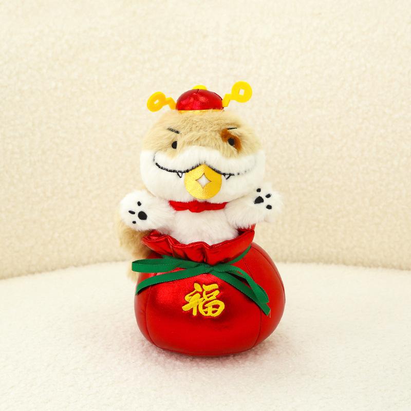 Spot Snake 2025 Chinese New Year Plush Toy Doll Mascot Holiday Gifts Decor