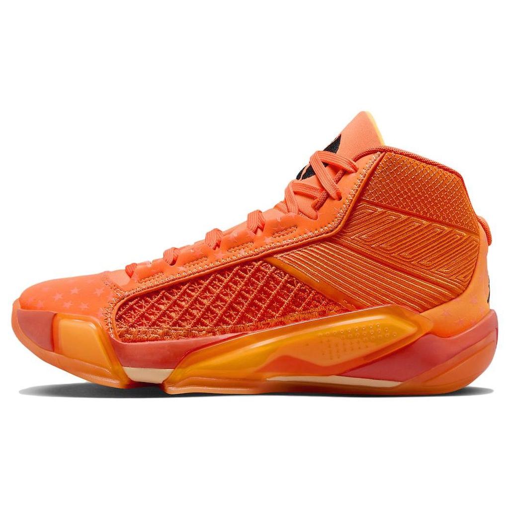 WNBA X  Air Jordan 38 Center Star Women Sneakers Orange Cone Black FQ9008-800