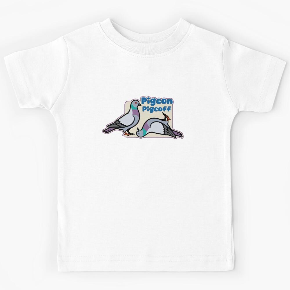 Pigeon meme bird birds vintage retro pigeons Kids T-Shirt 110