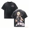 My Dress-Up Darling Tricou Spălat Îmbrăcăminte pentru tot anul Calitate înaltă Personalitate Haine Mărimi mari Unisex Model nou Spălat Vintage Larg