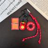 Itness Theme Rubber Keychain Pendant Portable Gym Style Bag Charm Durable Key Ring for Sports Lovers Men Women Daily Accessory