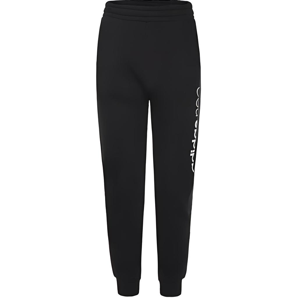 Adidas Neo Lifestyle Casual Series M Fav Cf Track Letter Fashion Versatile Cuffed Knitted Sports Pants Men Bottoms Black CV8134