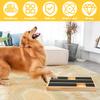 Wooden Dog Nail Scratching Board Portable Puppy Nail File Toy Safe Puppy Claw Scratch Board with Treat Compartment for Dog Cat