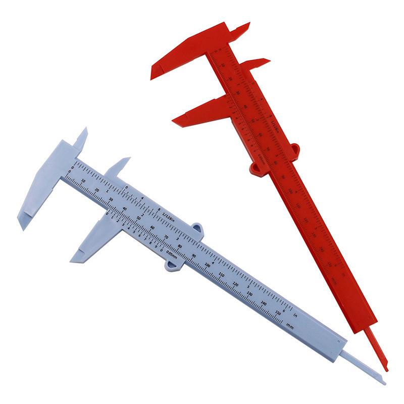 0-150mm Doppelmaßstab Kunststoff-Messschieber für Schüler