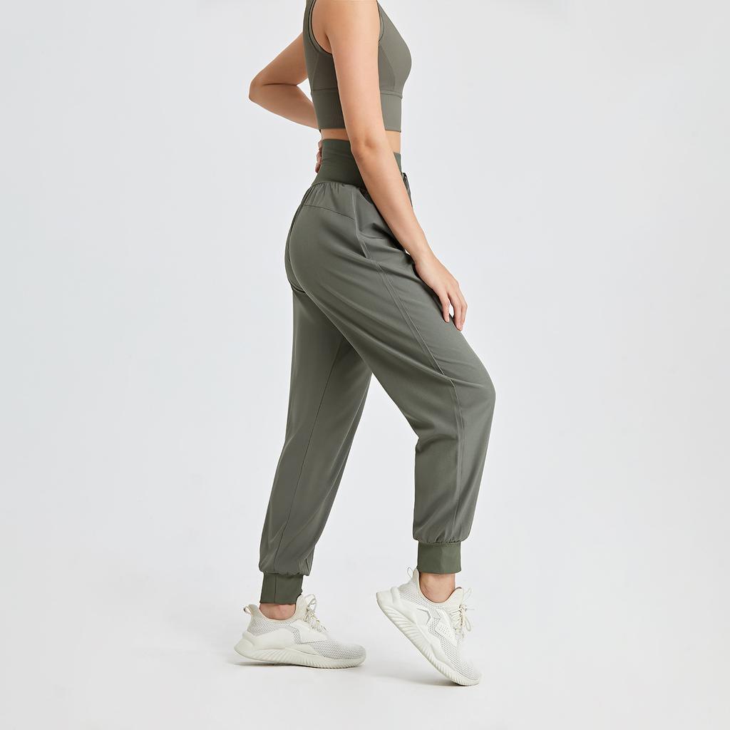 Sweatpants High Waist Drawstring Fitness Quick-drying Yoga Pants Loose Casual Harlan Leggings Running Sports Sunscreen Pants Women