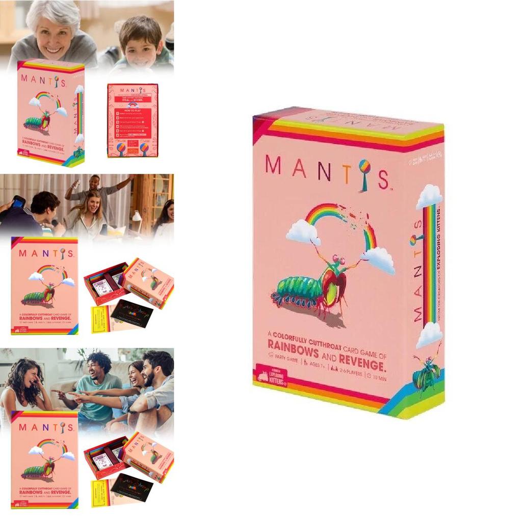 Mantis Výbušné kotě Mantis Párovací karetní hra pro vzrušující rodinná setkání