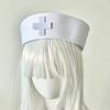 Flip Brims Beret Hat for Women Teens JK Crossed Marine Caps 2000s Uniform Hat Cosplay Dressingup Hat for Masquerades Parties