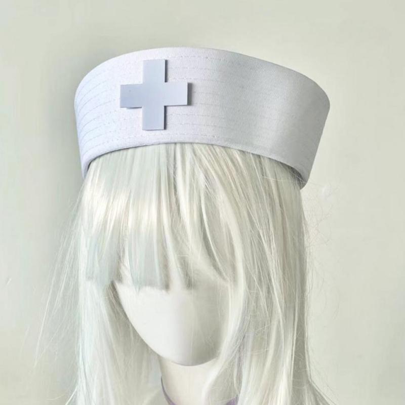 Flip Brims Beret Hat for Women Teens JK Crossed Marine Caps 2000s Uniform Hat Cosplay Dressingup Hat for Masquerades Parties