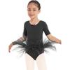 Baletní šaty Dětské Bavlněné Taneční Šaty Baletní Tutu Trikot Dívka Gymnastika Taneční oblečení Kostýmy Balerína