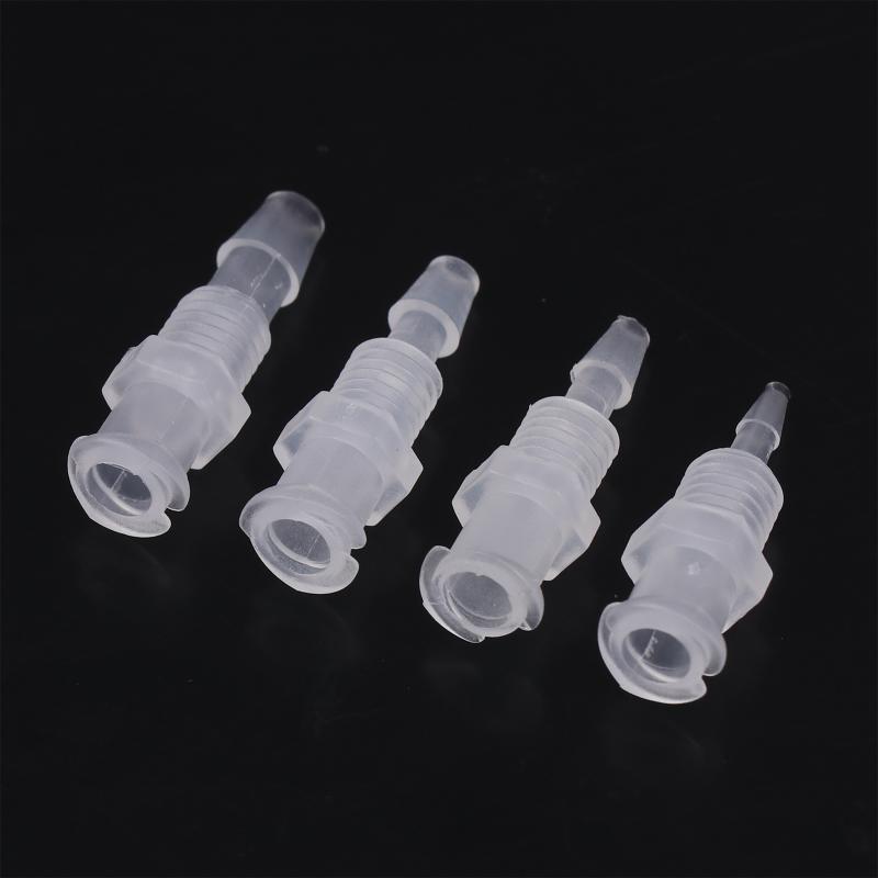 1PC Luer Lock Adapter Straight Through Plate PP Plastic Air Valve Pipe Subpackaging Instrument Syringe Air Tube Connector