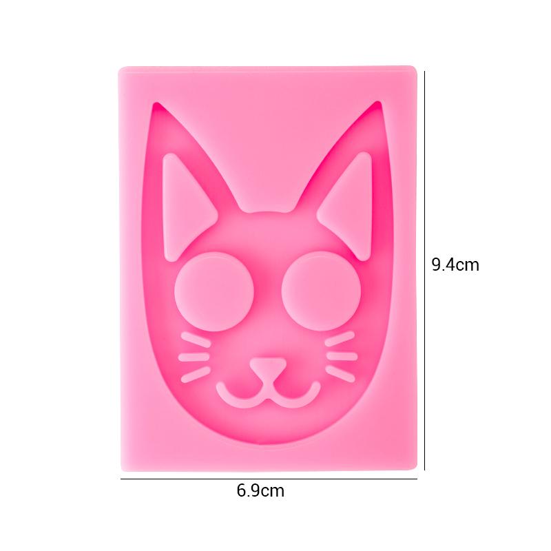 Heart Shape Keychain Casting Silicone Molds Dog Paw Print Resin Molds for Key Chain Pendant Making Epoxy Resin Craft Jewelry DIY