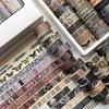 YUBBAEX Masking 36 Retro Vintage Antik Washi Wert Perfekt für und Scrapbooks Klebeband, Rollen, Muster, Klebeband, Packung, Planer, Dekorationen, Verpackung,