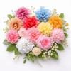 3D Design Artificial Flower Head Hand Moisturizing Anti-UV Simulation Peony Real Touch Artificial Artificial Flower