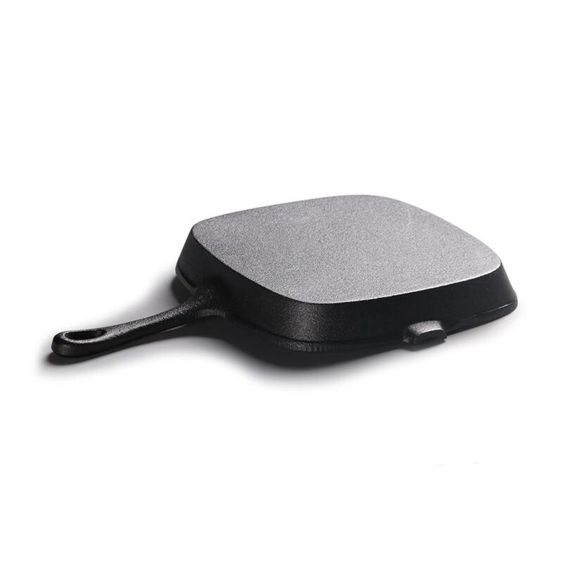 ZISIZ 24cm Gusseisen Gerillte Steakpfanne