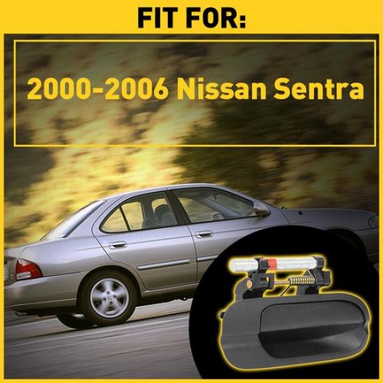 Exterior Outside Handle Door For Nissan Sentra 2000-2006 Front RH Smooth Plastic