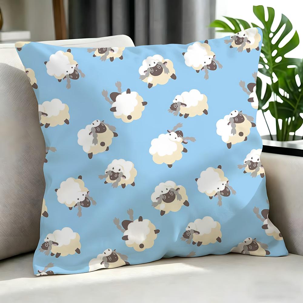 Cartoon ssheep Cushion Cover Cushion Cover Set Pcs x x x Pillowcase Decorative Sofa Home Decor