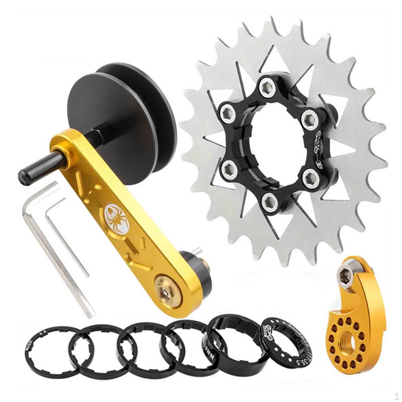 

Комплект для переоборудования односкоростного велосипеда, стабилизатор велосипедной цепи, 22 зуб., ремонт маховика, предотвращение падения золотой