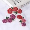 Big Rhinestone Large Flower Brooches For Women Vintage Badge Fashion Brooch Pin Sparkling Rose Weddings Birthday Party Gifts