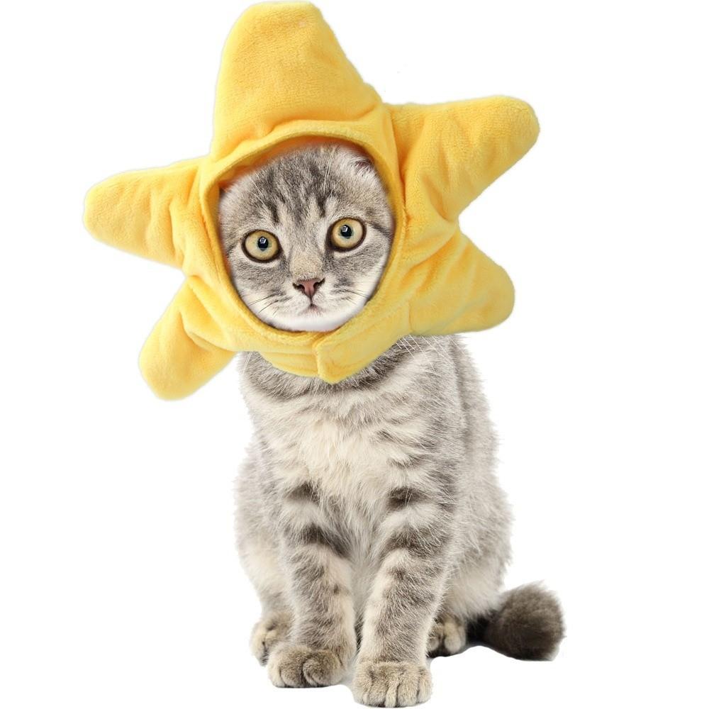 Cute Pet Hat Soft Cat Hat Dog Cat Headgear Pet Headgear Photo Taking