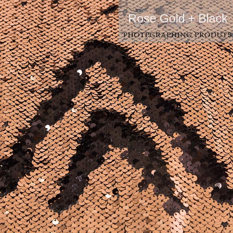 Tessuto Paillettes Bicolore Creativo per Abbigliamento Parete Graffiti Sfondo Tessuto Materiale da Cucito Fai da Te per Designer Vendita all'Ingrosso