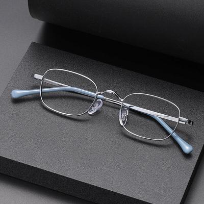 Geek Chic Rimless Semi-Rimless Horn-Rimmed Glasses Titanium Frame CK835