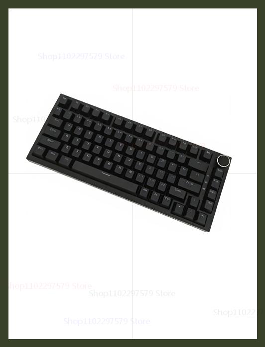 

AK820 Mechanical Keyboard 75% Gasket Mounted Wireless Type C Wired RGB Backlit Hot Swappable Gaming Keyboard with TFT Screen