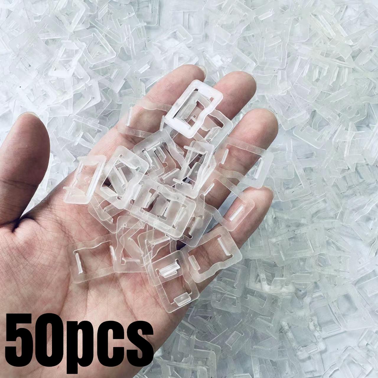 US 2-Prong Socket Fastening Adapter Cover, American Standard Two-Hole Outlet Fixing Cover 50pcs