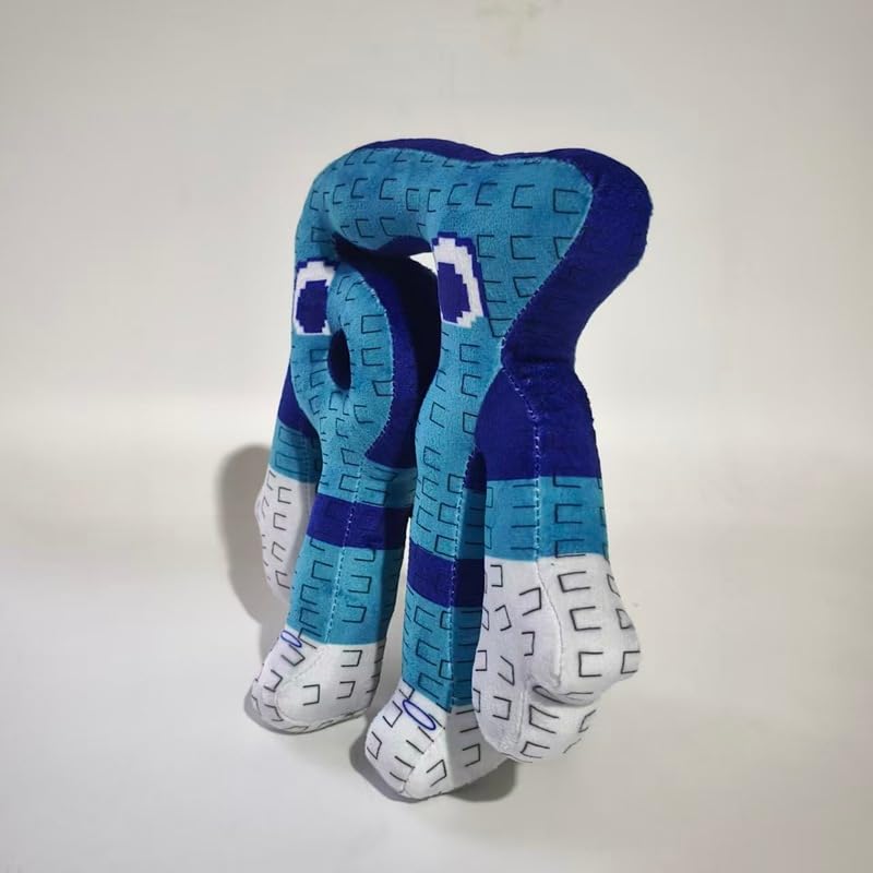 Six Seven Plush Toy 25cm Brainlot Stealer 67 Plush Toy Room 9 Doll Toy (Blue)
